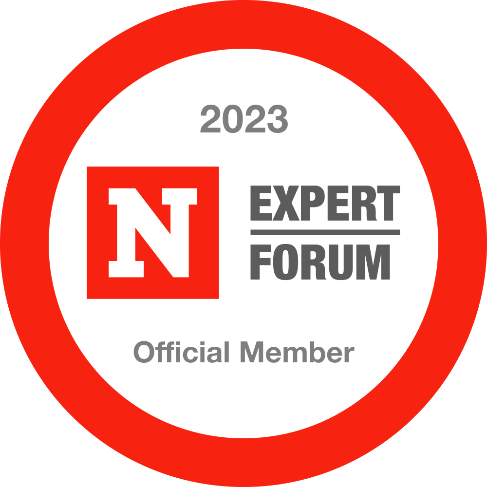 NEF circle badge 2023