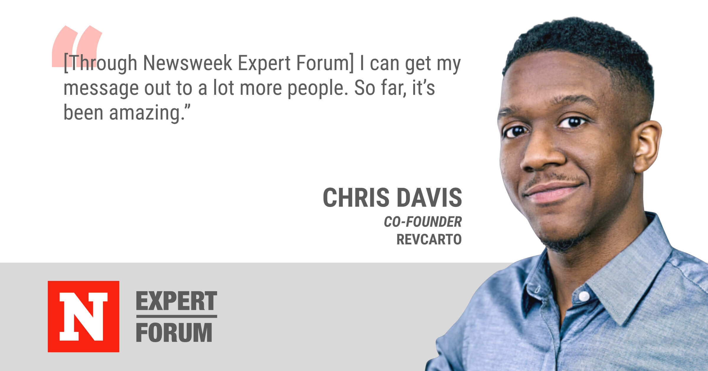 Newsweek Expert Forum member Chris Davis