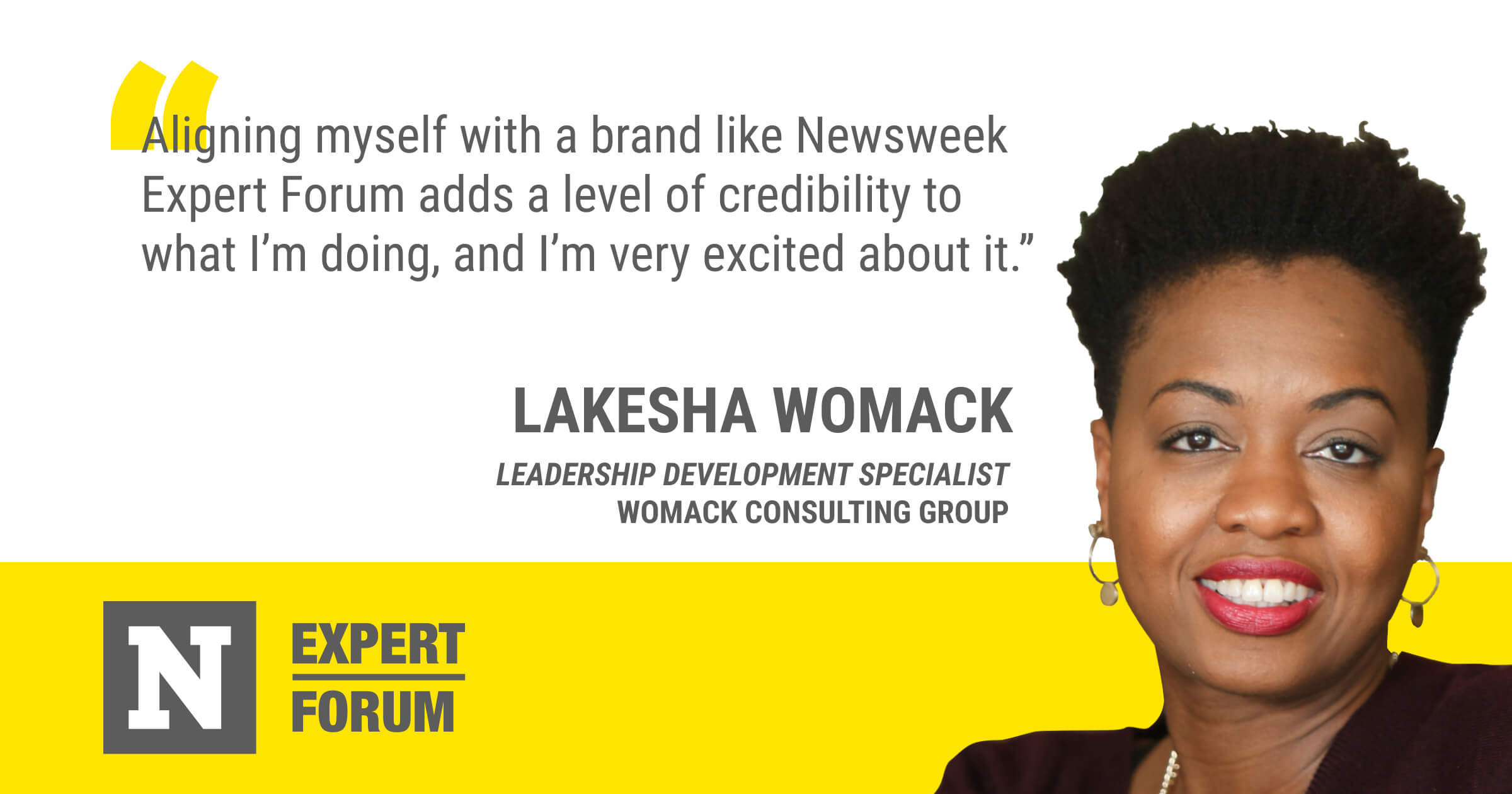 Newsweek Expert Forum member LaKesha Womack