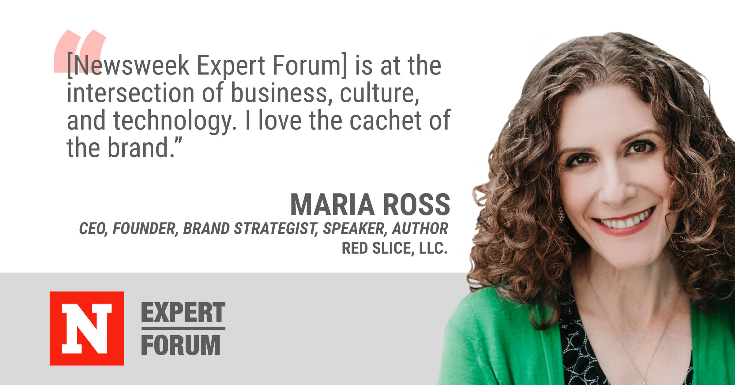 Newsweek Expert Forum member Maria Ross