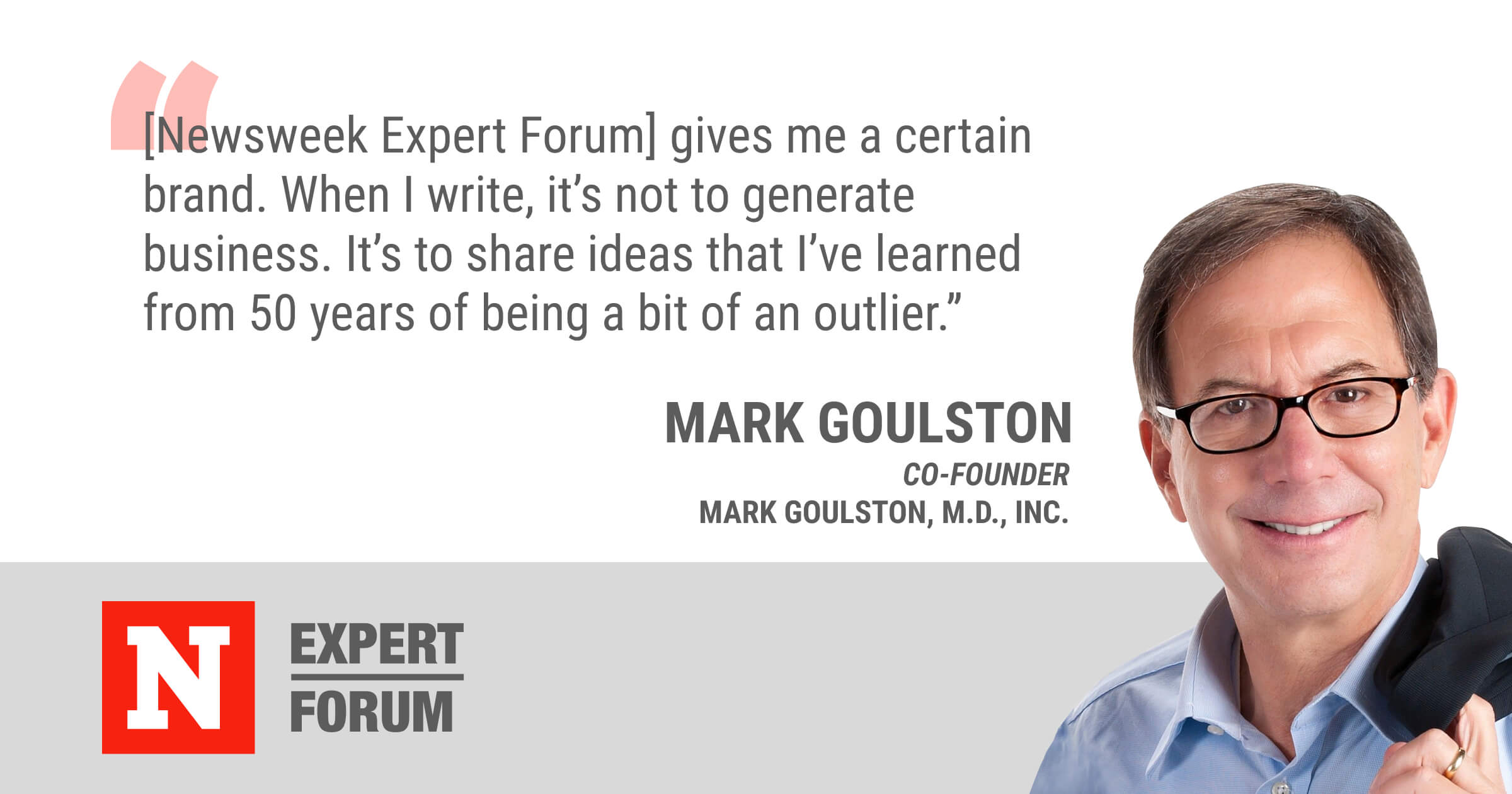 Newsweek Expert Forum member Mark Goulston