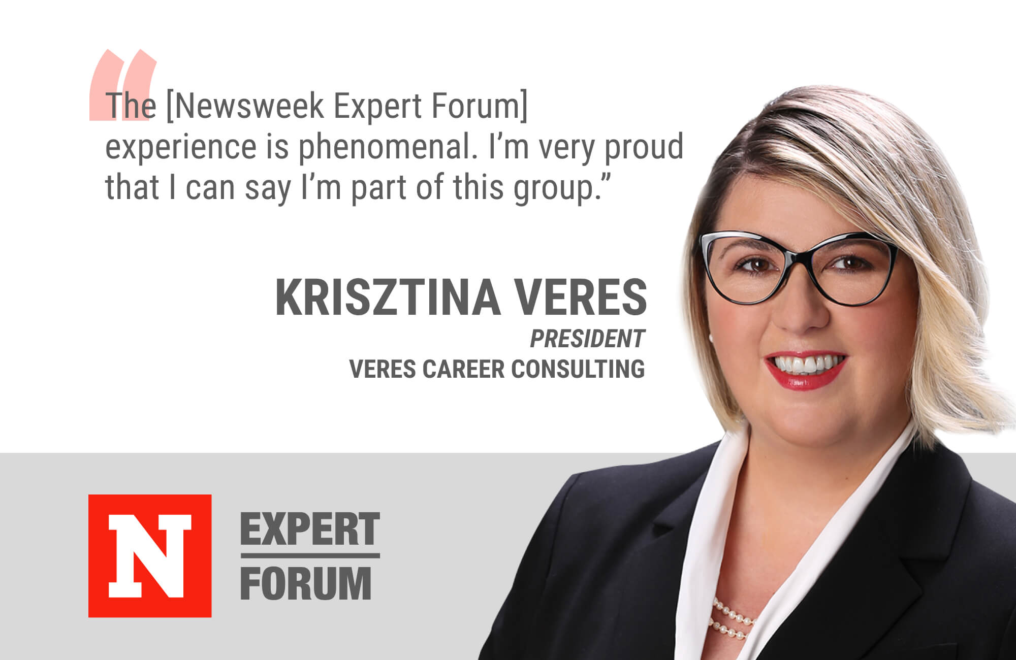 Newsweek Expert Forum member Krisztina Veres